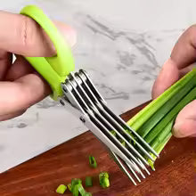 3/5 Layer Kitchen Scissors Multi Functional Stainless Steel for Pepper Scallion Laver Cutting Chopping Cooking Tools