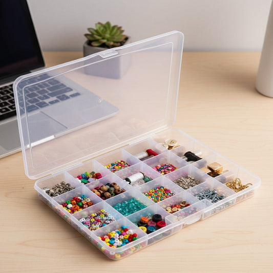 20 Grid Multi-Purpose Clear Transparent Organizer